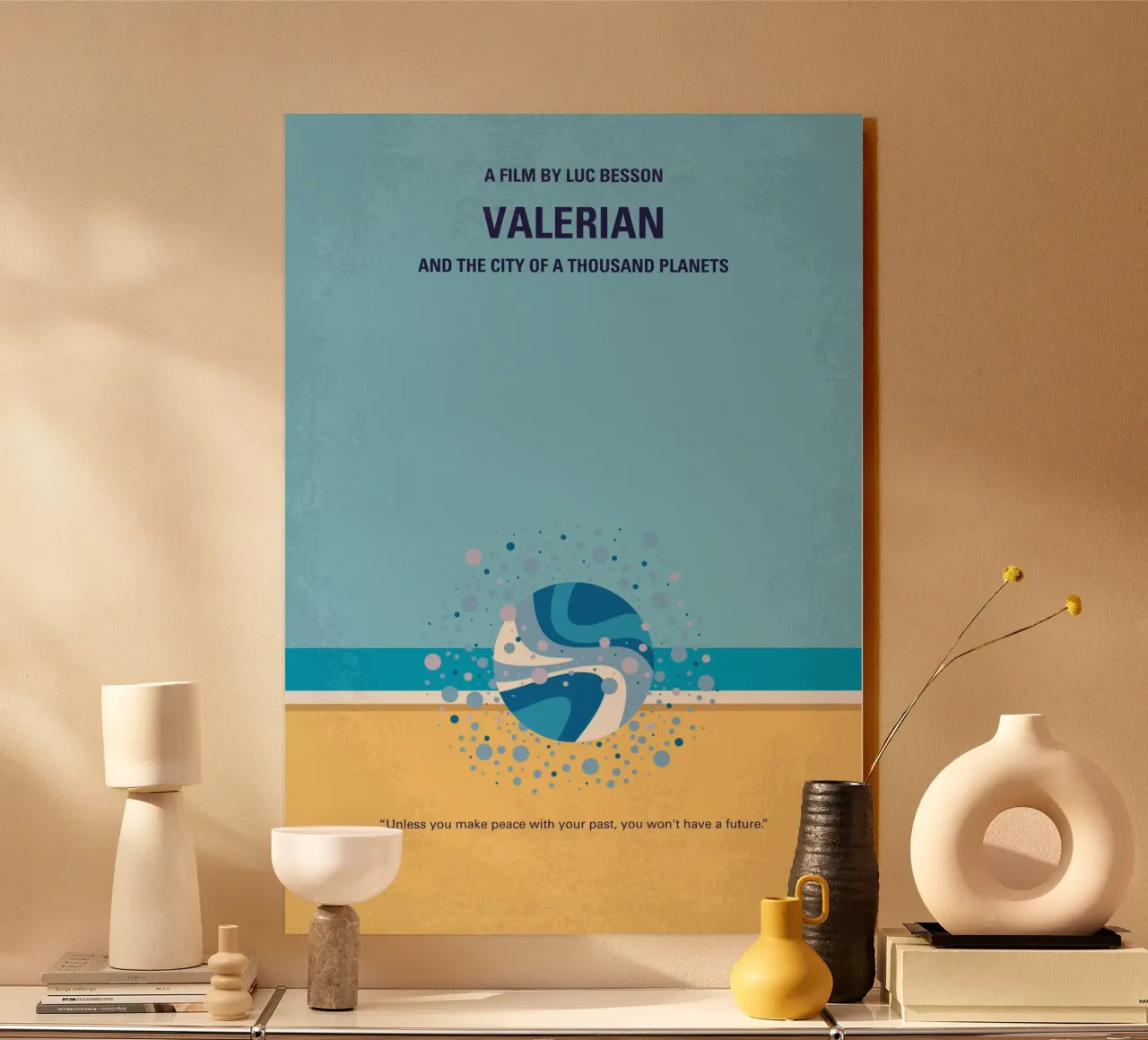 No1202 My Valerian minimal movie poster alluminio dibond da Chungkong