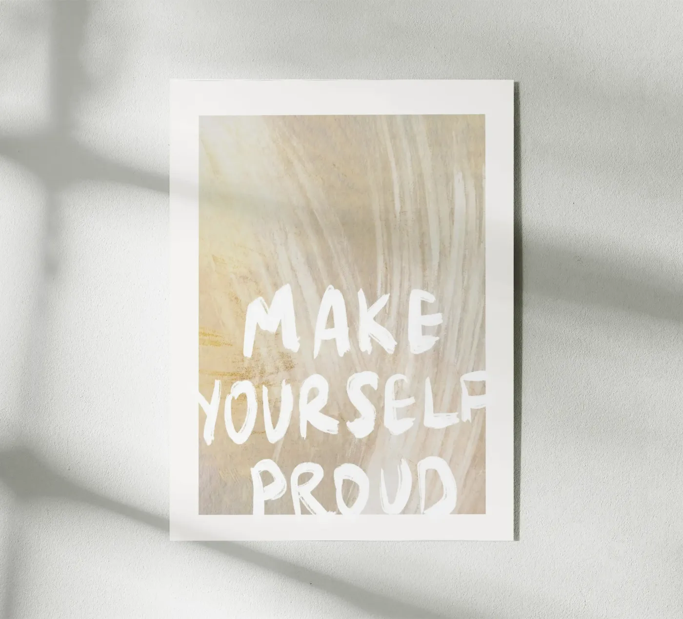 Make Yourself Proud Acryl-Glas von treechild