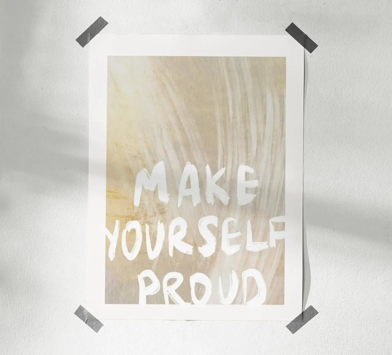 Make Yourself Proud poster da treechild
