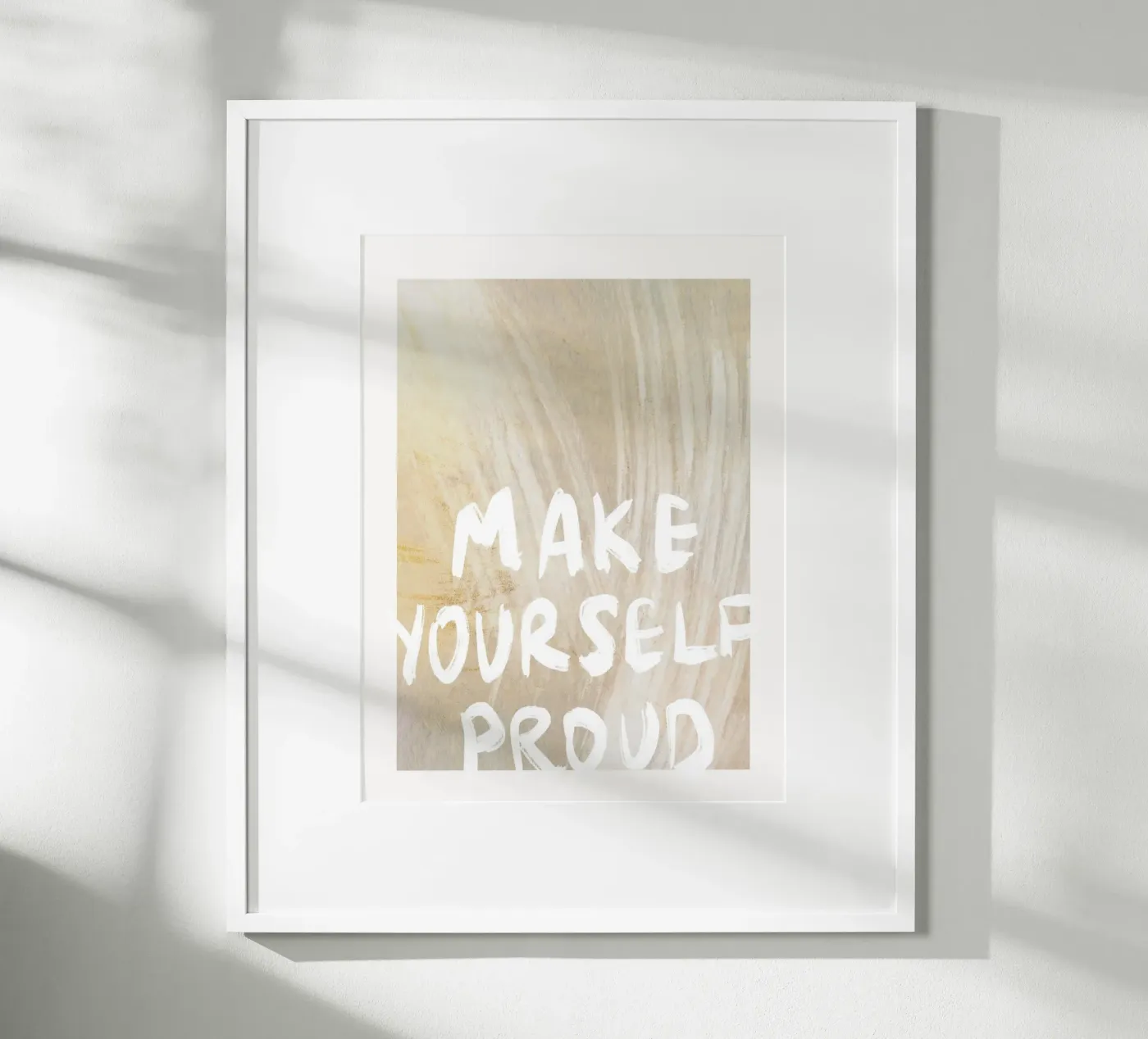 Make Yourself Proud poster by treechild