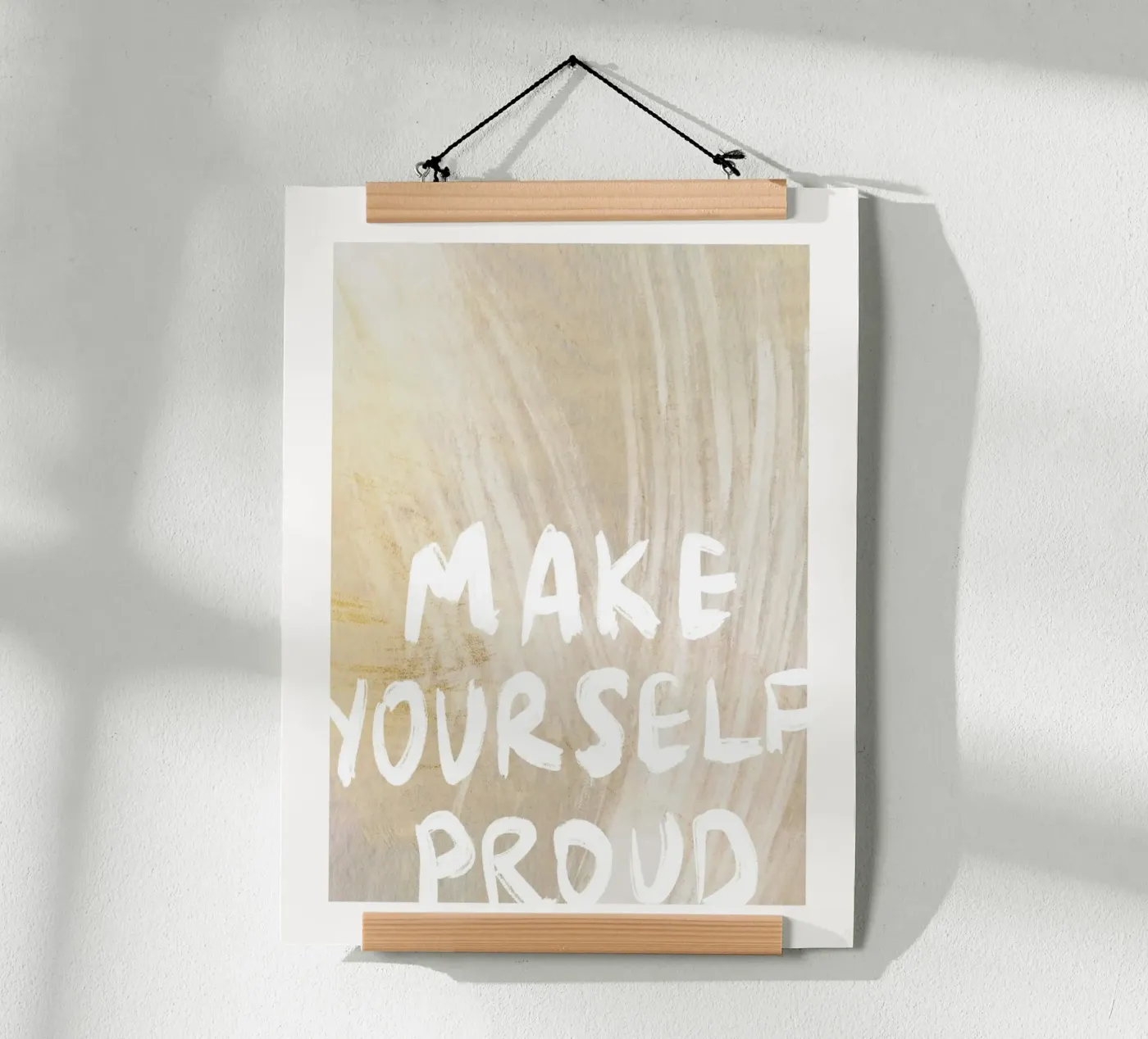 Make Yourself Proud poster by treechild