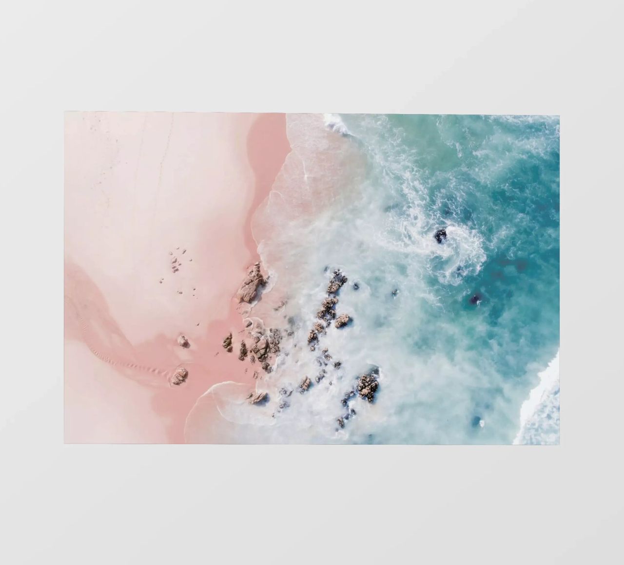 Aerial Beach Ocean - Sea Bliss Fototapete von Ingrid Beddoes