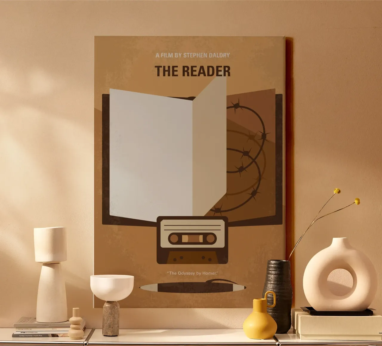 No1210 My The Reader minimal movie poster tela da Chungkong
