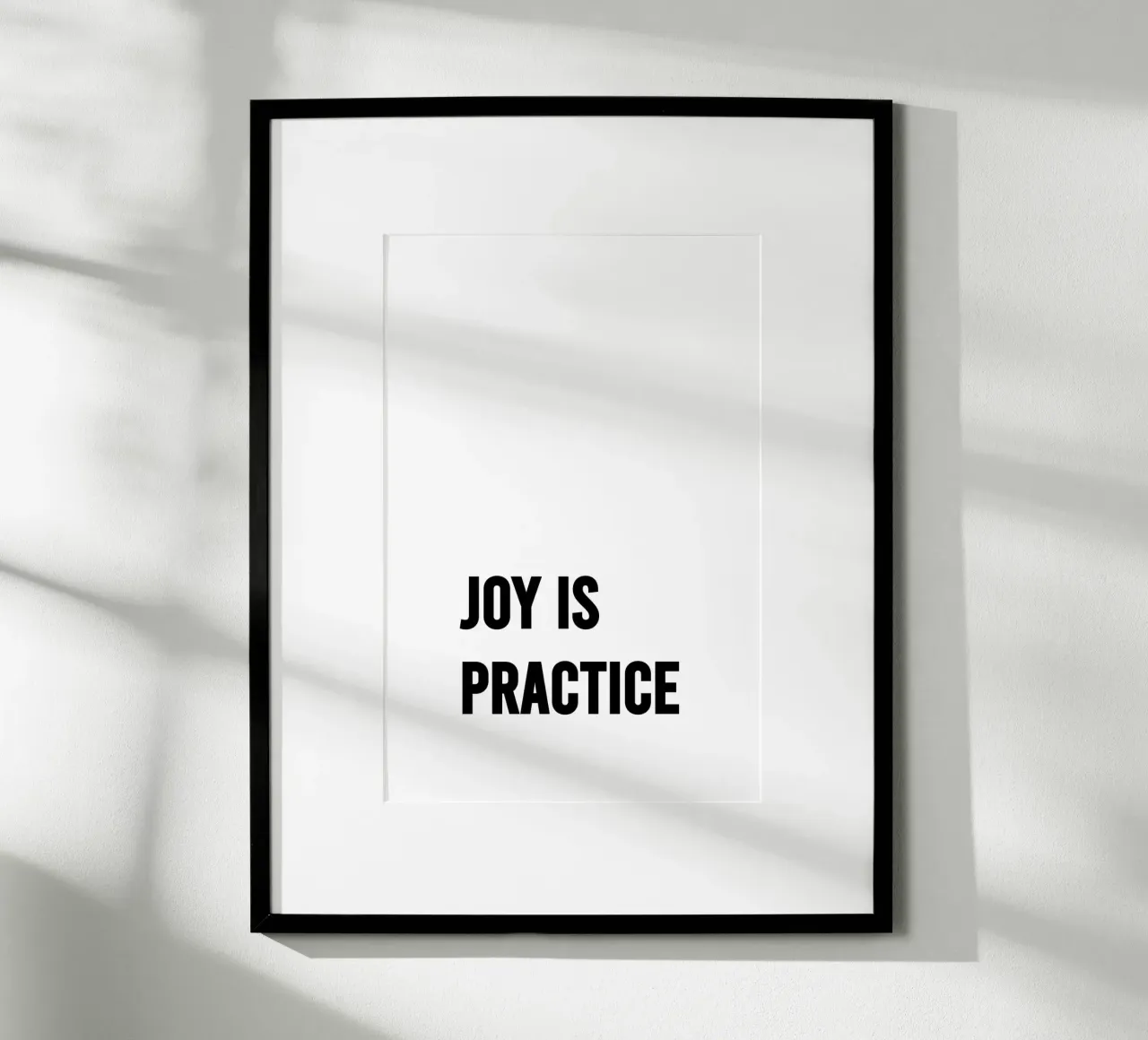 Joy poster by KRUTH DESIGN