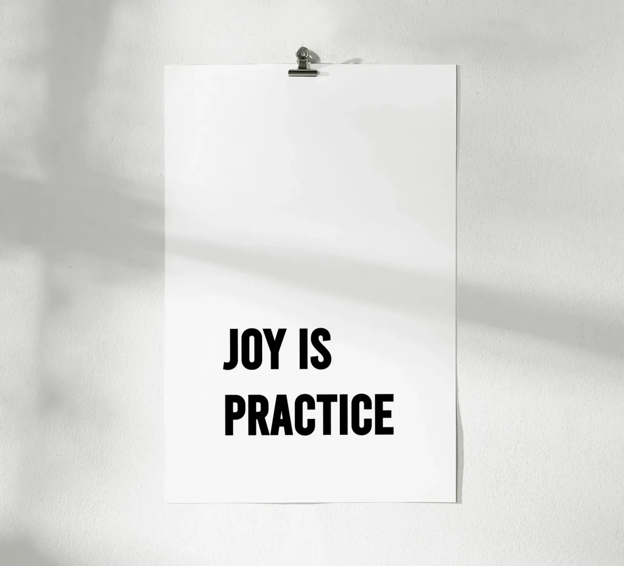 Joy poster by KRUTH DESIGN