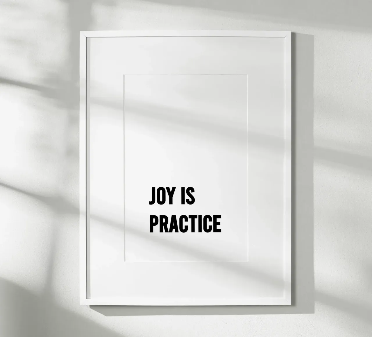 Joy poster by KRUTH DESIGN
