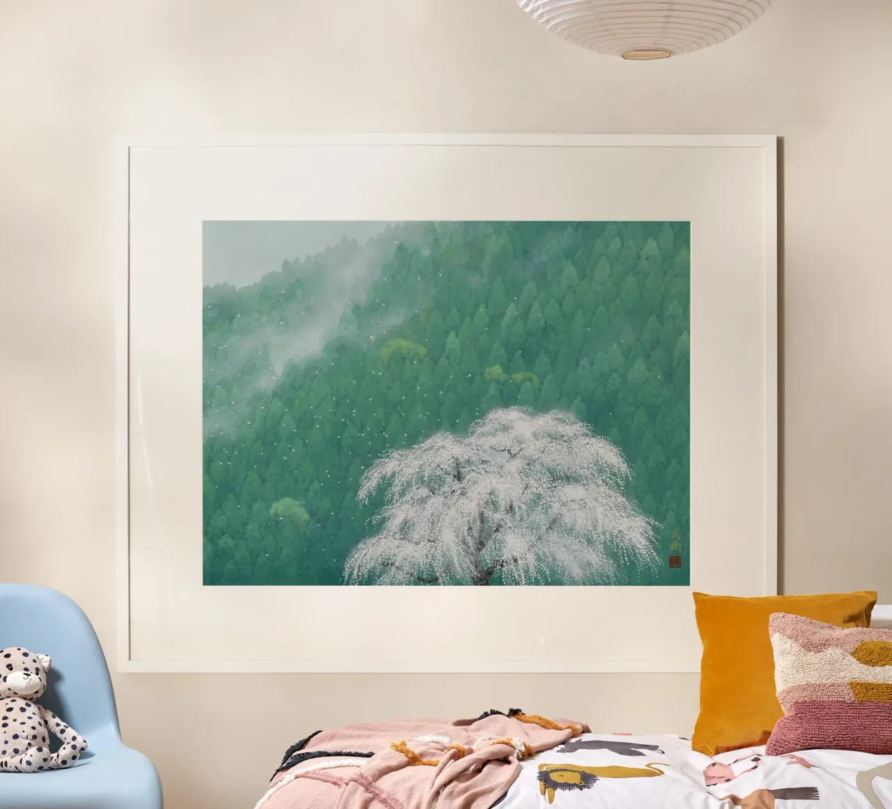 Fiori di ciliegio selvatico carta hahnemühle da Noji-Mikiko