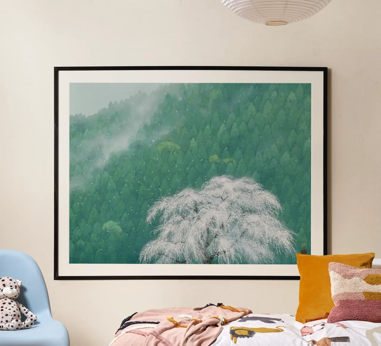 Fiori di ciliegio selvatico carta hahnemühle da Noji-Mikiko
