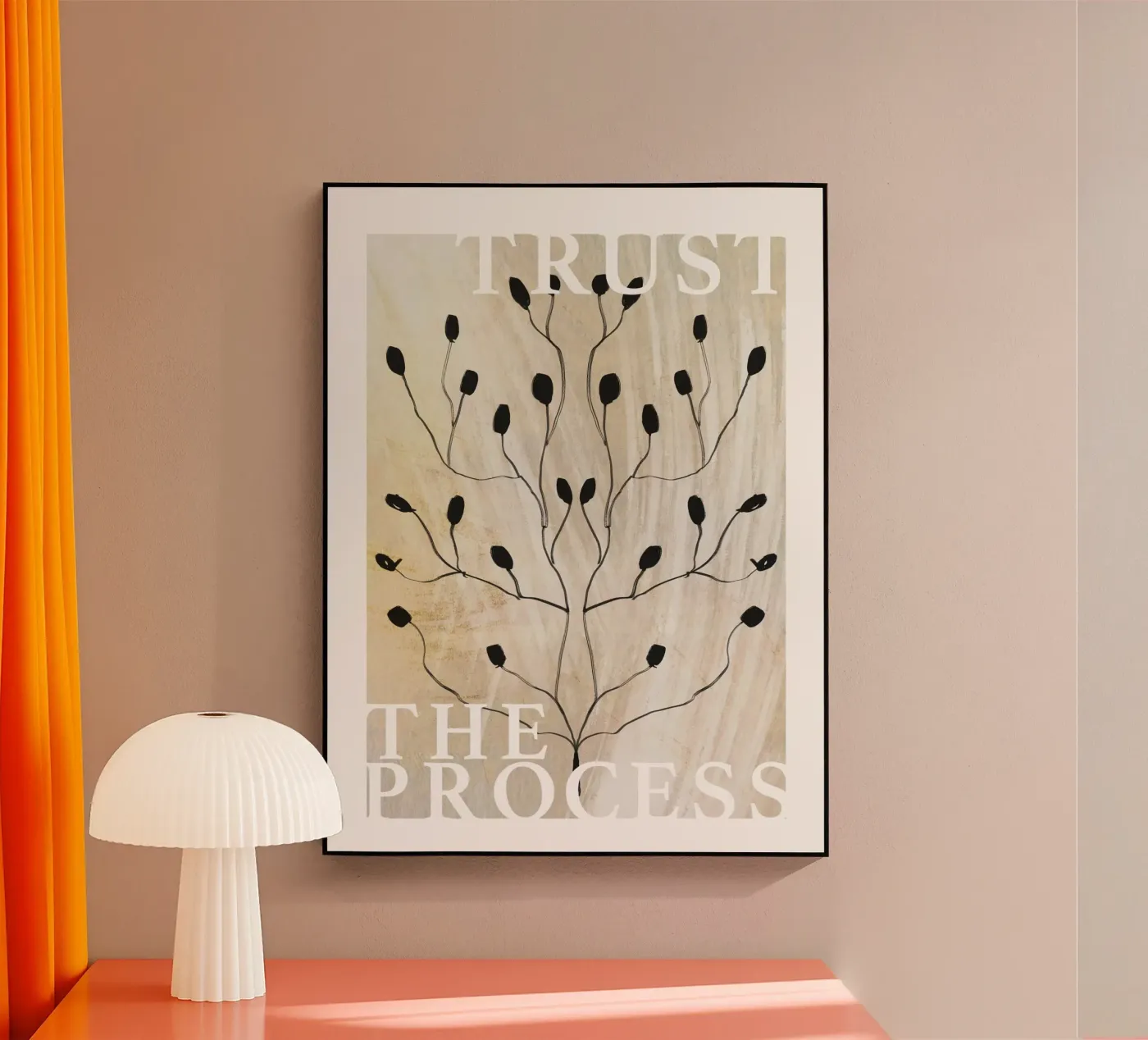 Trust The Process plexiglass da treechild