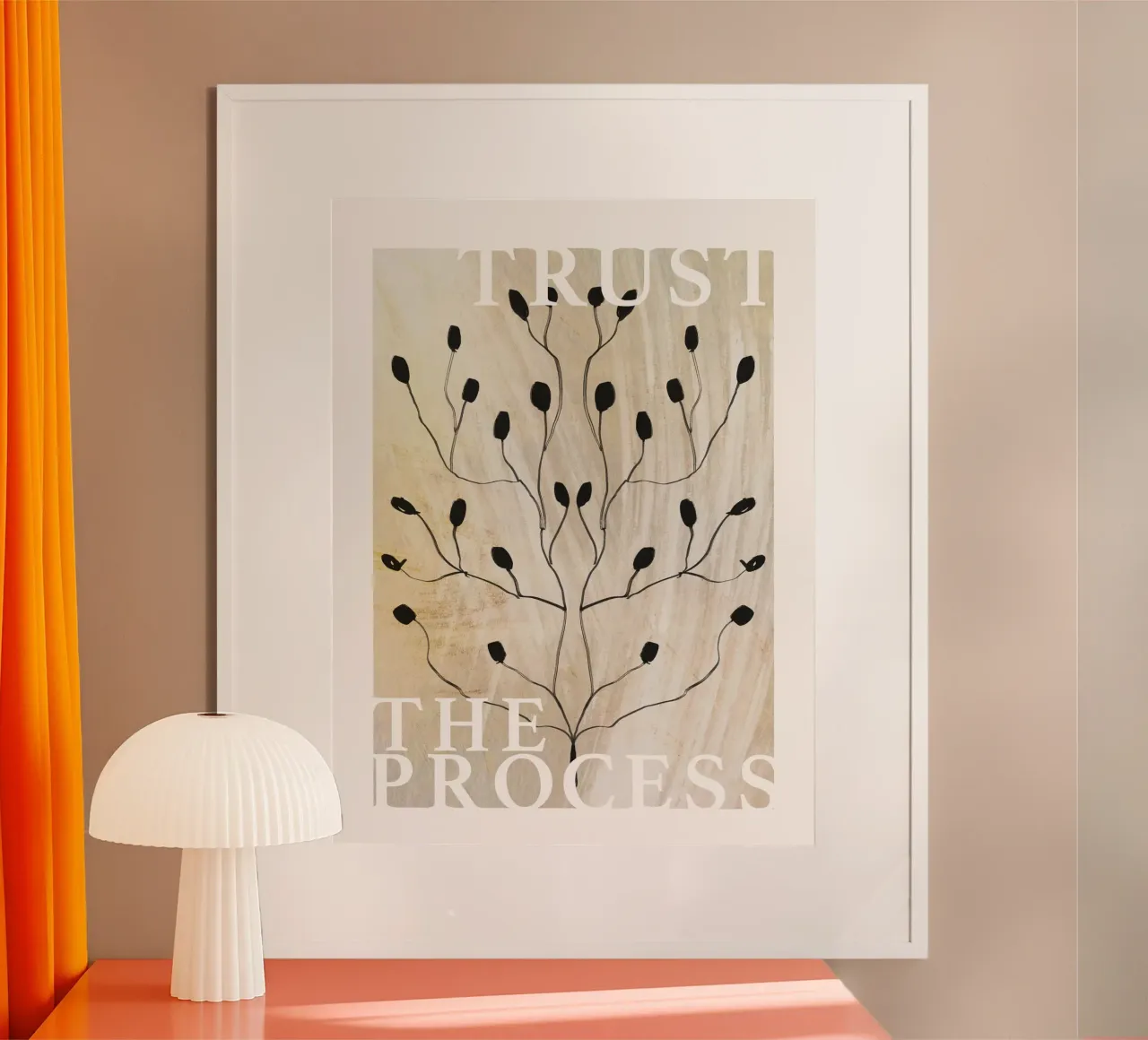 Trust The Process poster da treechild