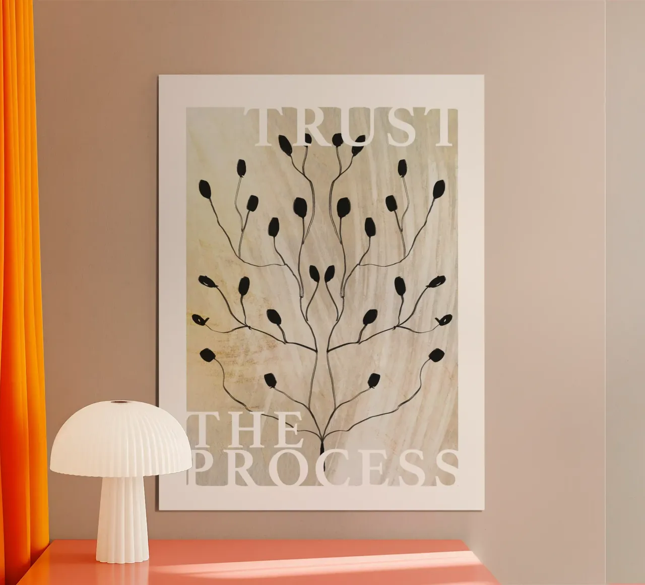Trust The Process poster da treechild