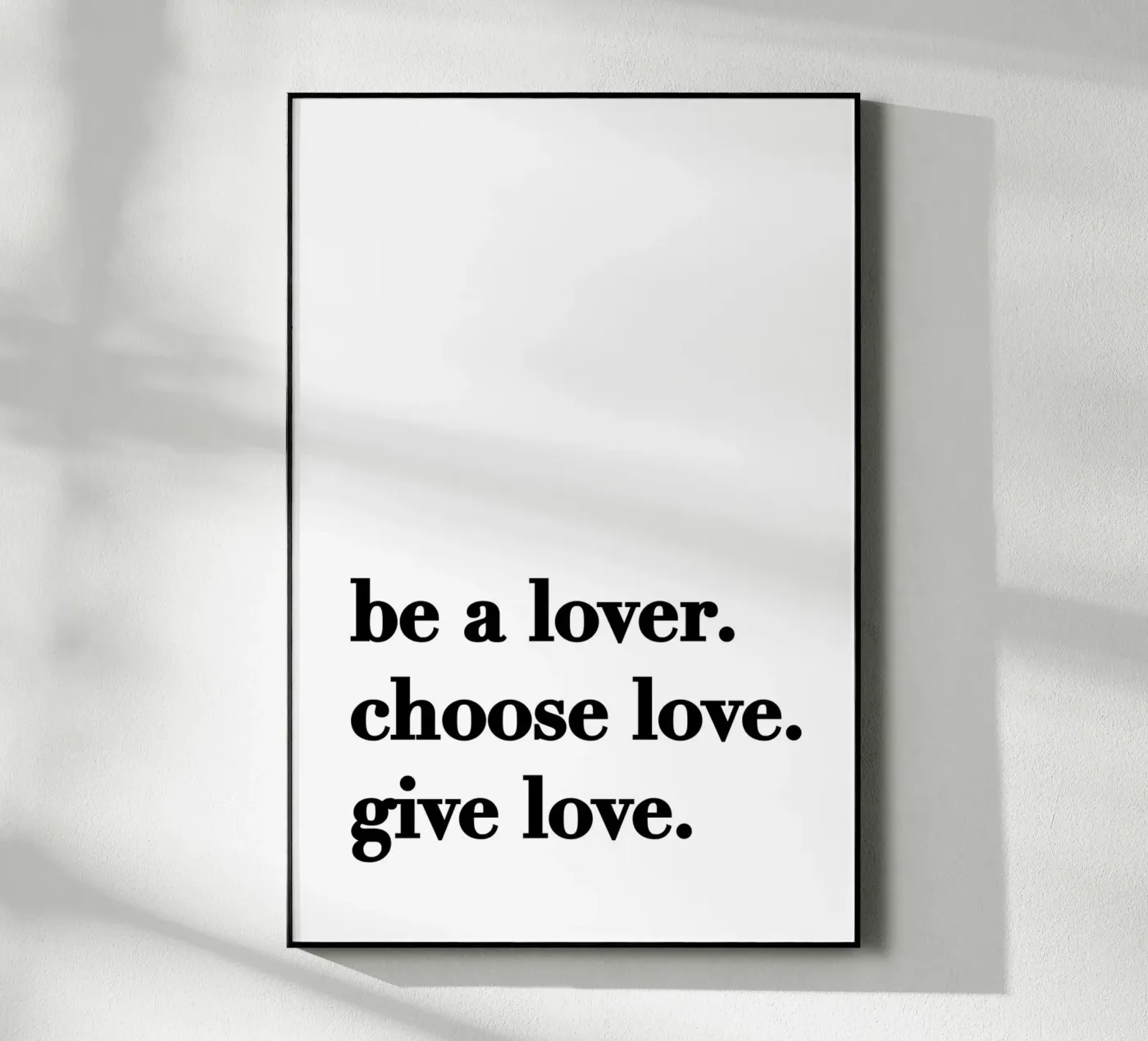 Be a lover plexiglass da KRUTH DESIGN