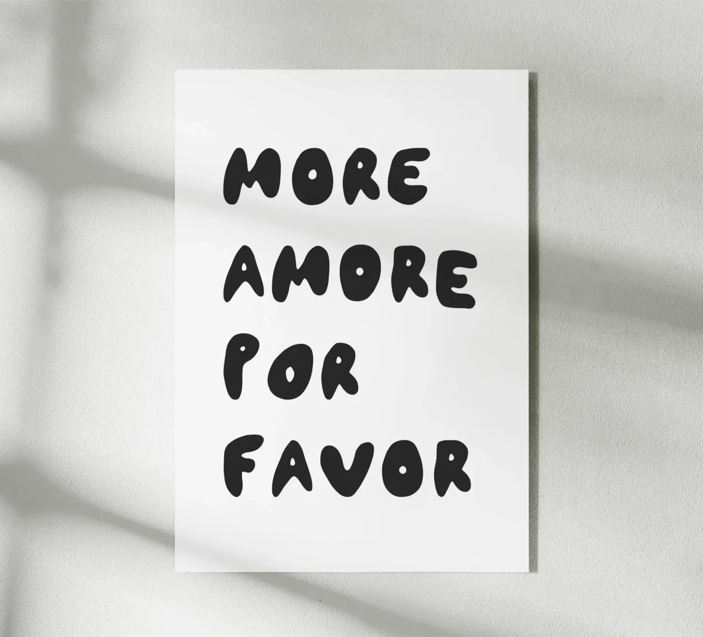 More Amore Acryl-Glas von KRUTH DESIGN