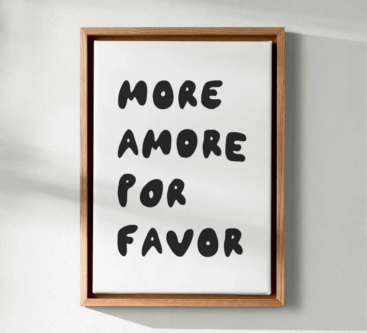 More Amore tela con Cornice a cassetta da KRUTH DESIGN