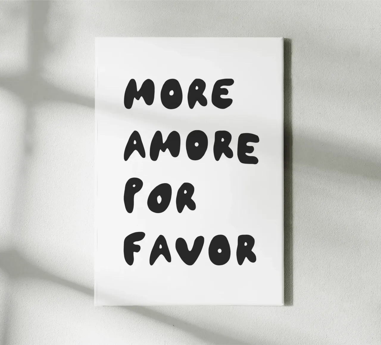 More Amore tela con Cornice a cassetta da KRUTH DESIGN