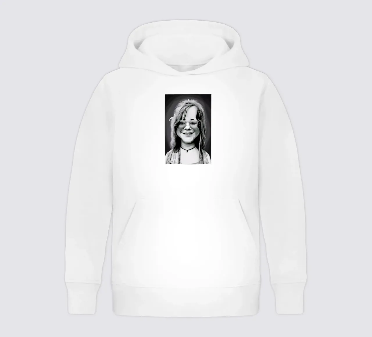 Janis Joplin felpa bambino con cappuccio da Rob Art | Illustration