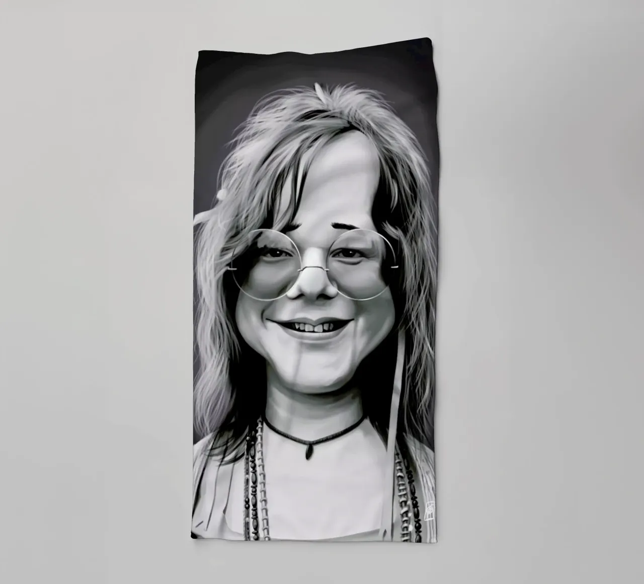 Janis Joplin asciugamano da bagno da Rob Art | Illustration