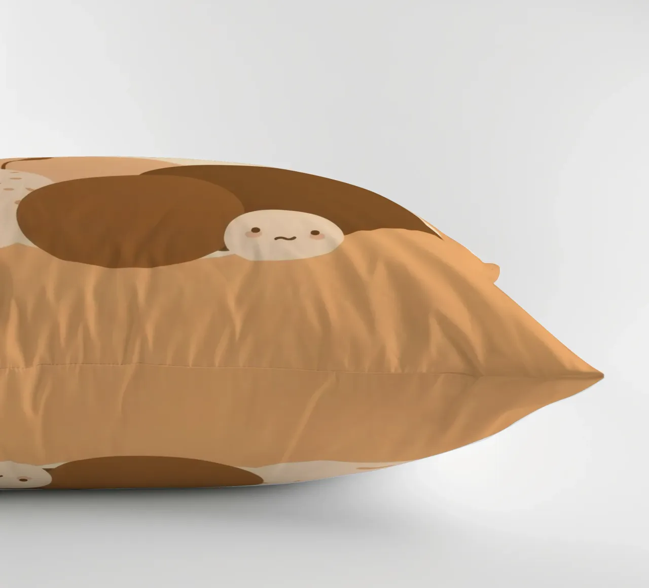 Design unico con elementi astratti e colori tenui cuscino da DesignDoodle