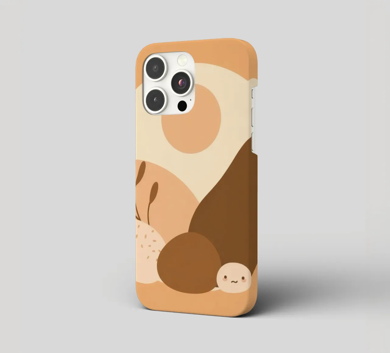 Design unico con elementi astratti e colori tenui cover iphone da DesignDoodle