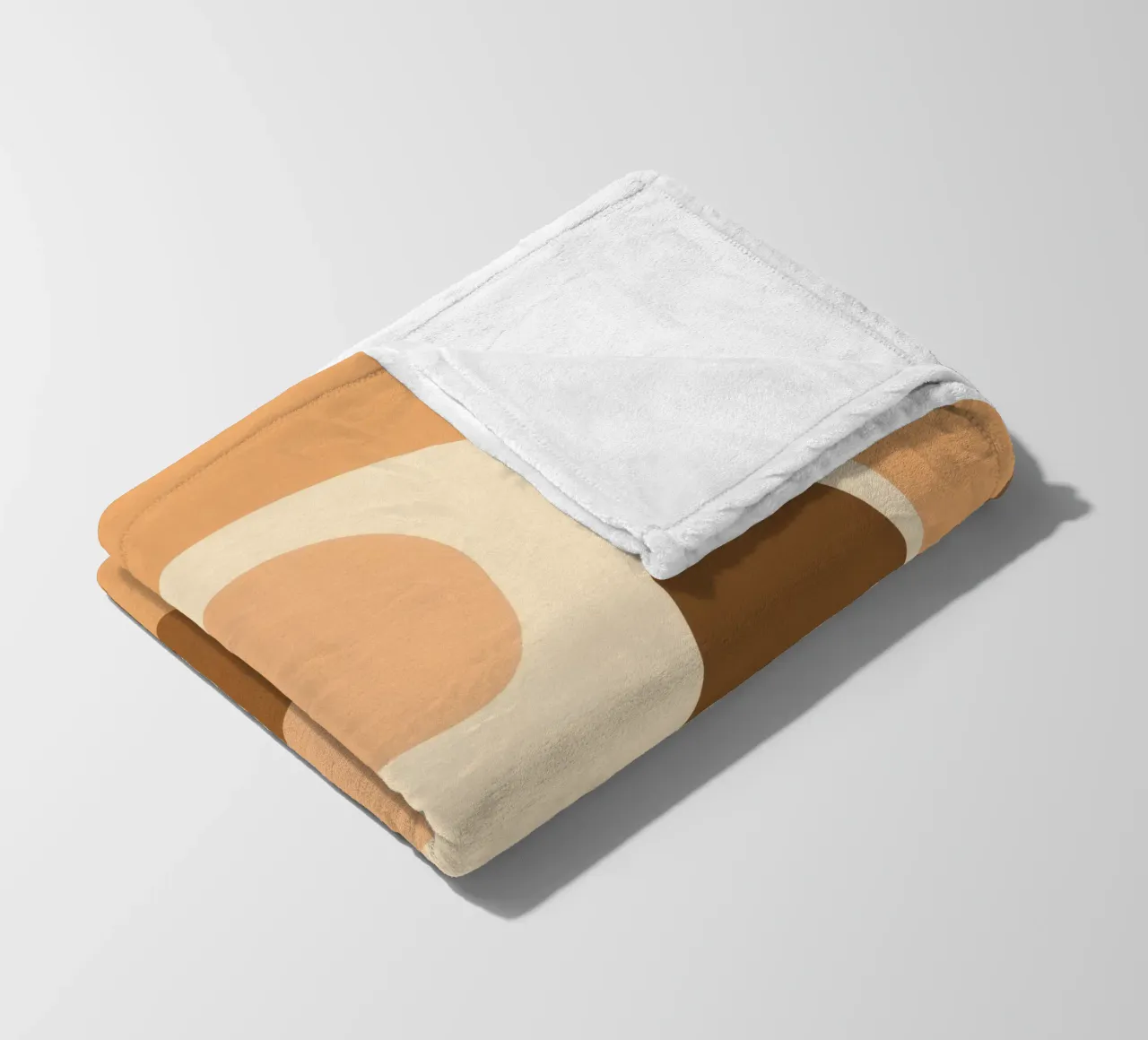 Un design unique avec des éléments abstraits et des couleurs douces plaid polaire de DesignDoodle