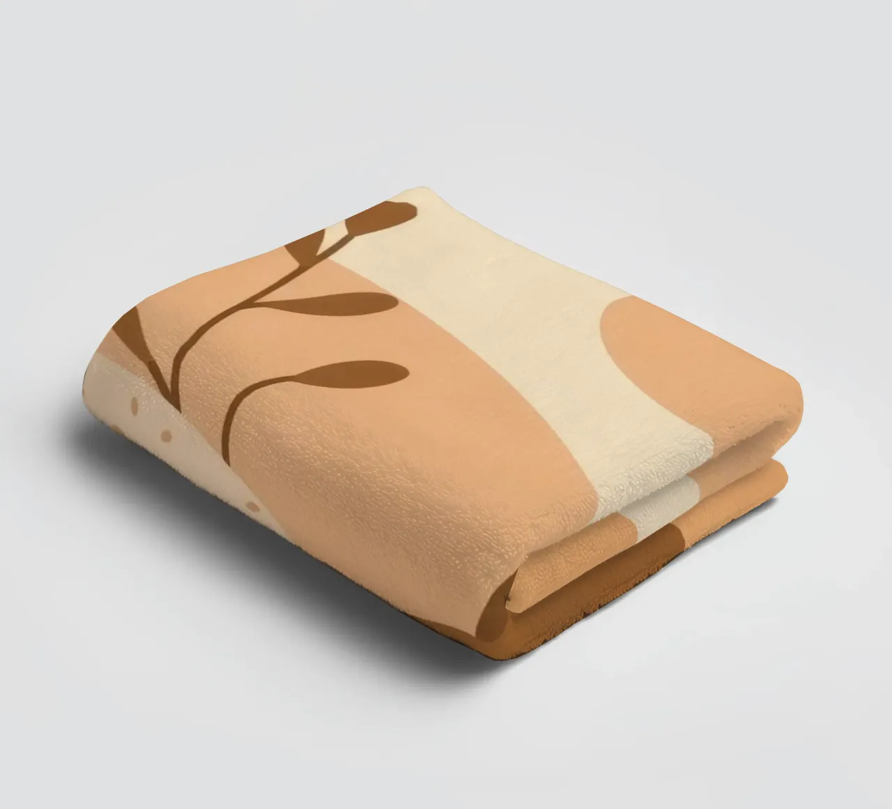 Design unico con elementi astratti e colori tenui asciugamano da bagno da DesignDoodle