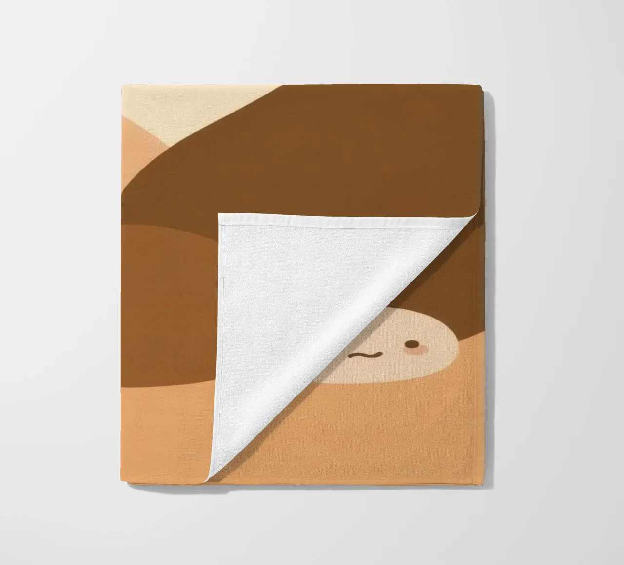 Design unico con elementi astratti e colori tenui telo mare da DesignDoodle