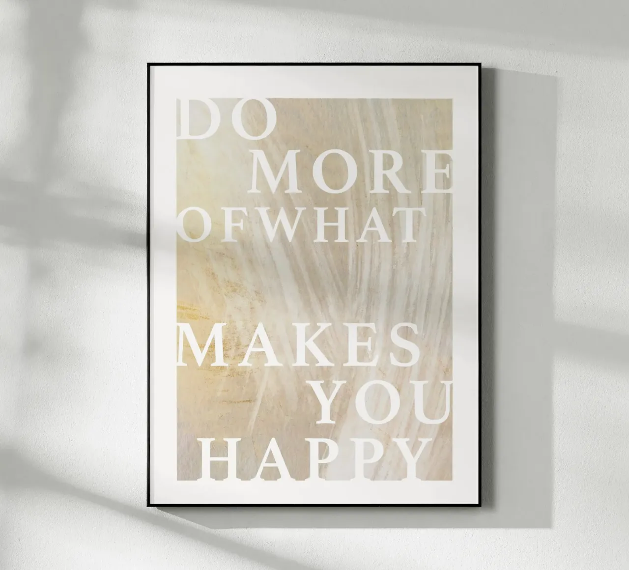 Do More Of What Makes You Happy Acryl-Glas von treechild