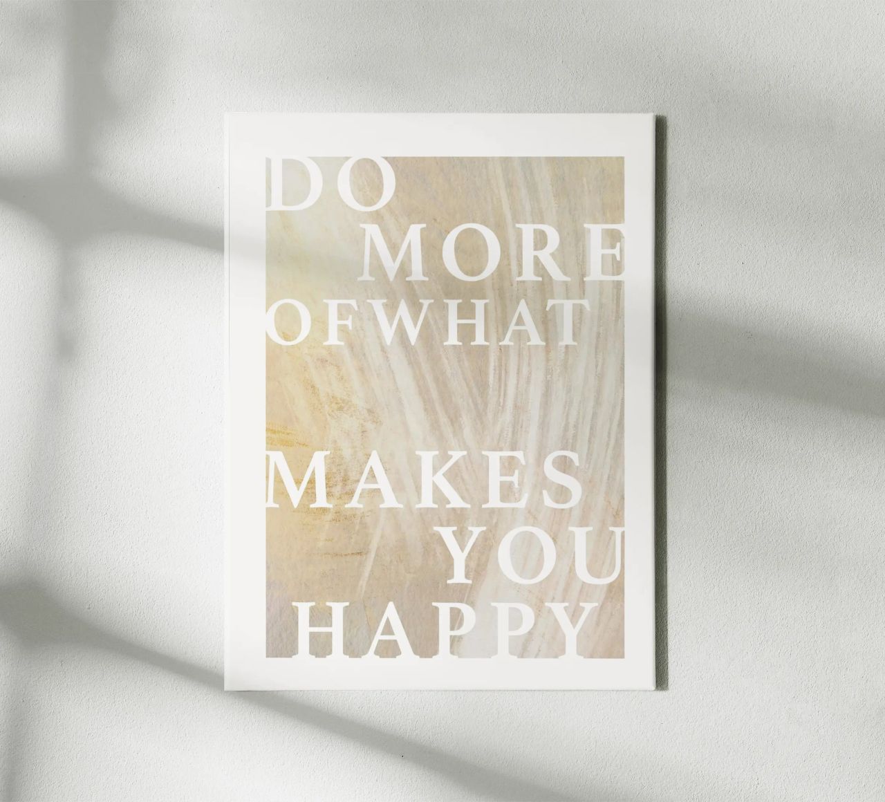 Do More Of What Makes You Happy canvas by treechild