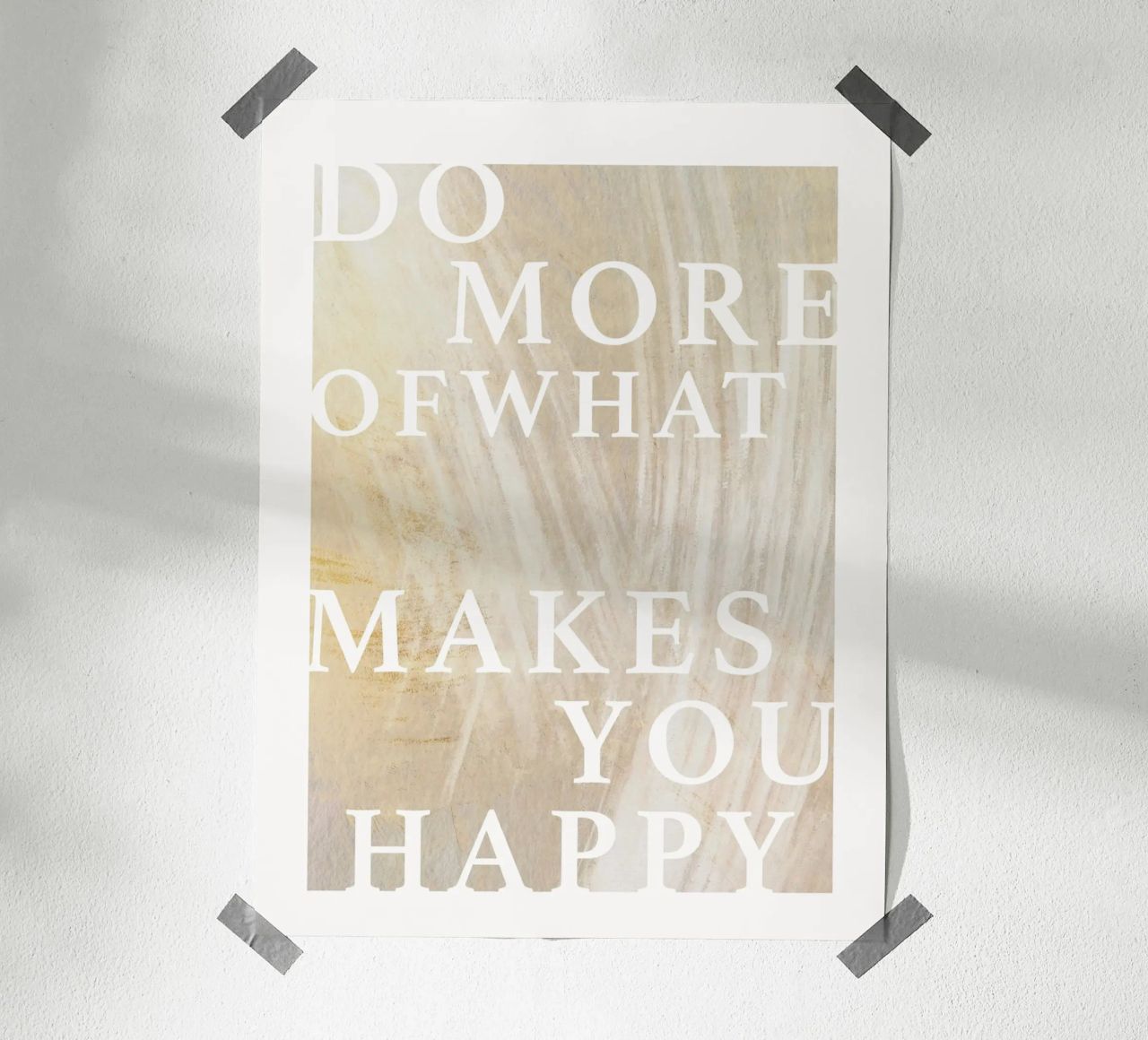 Do More Of What Makes You Happy carta hahnemühle da treechild
