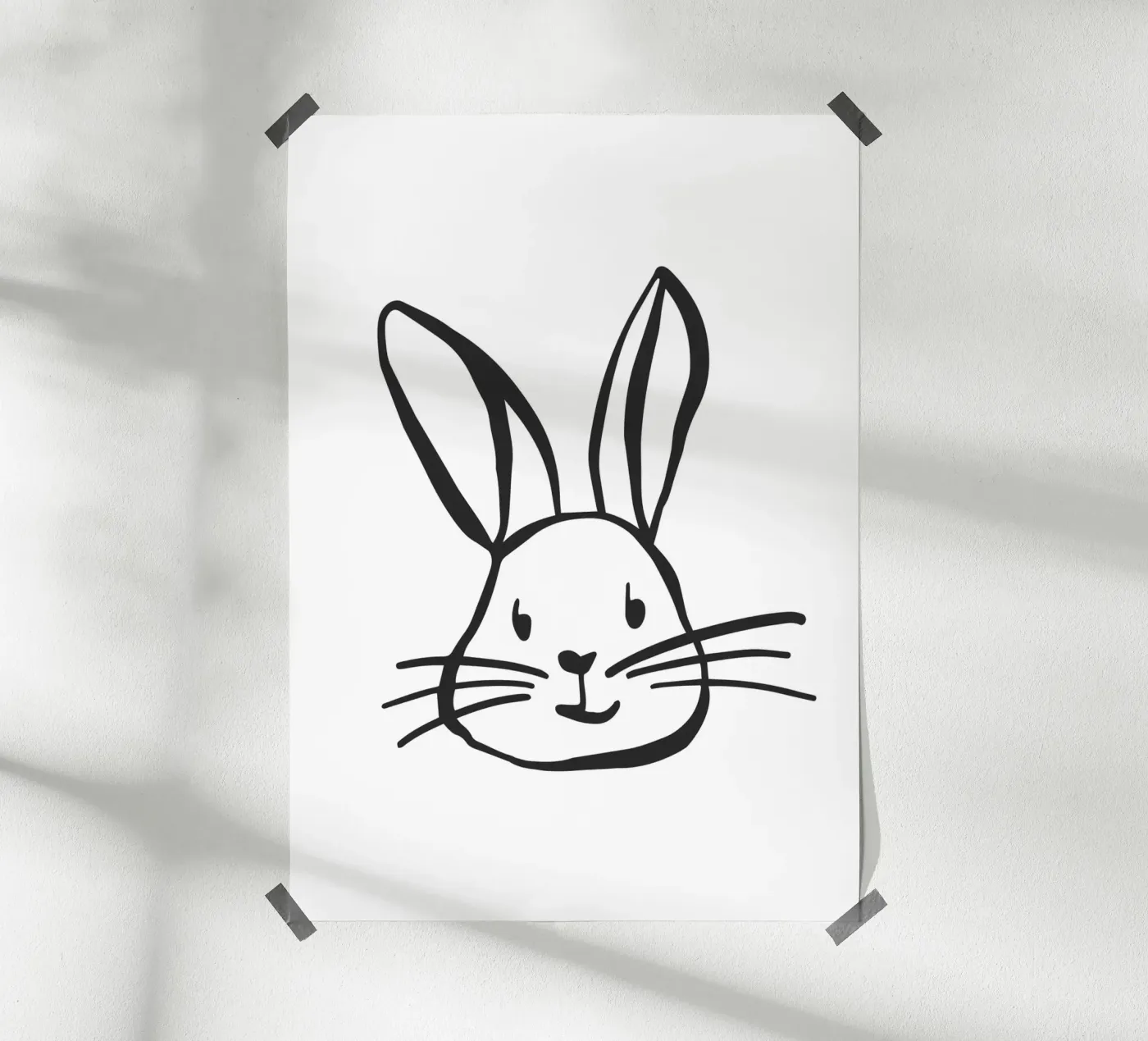 Bunny poster by KRUTH DESIGN