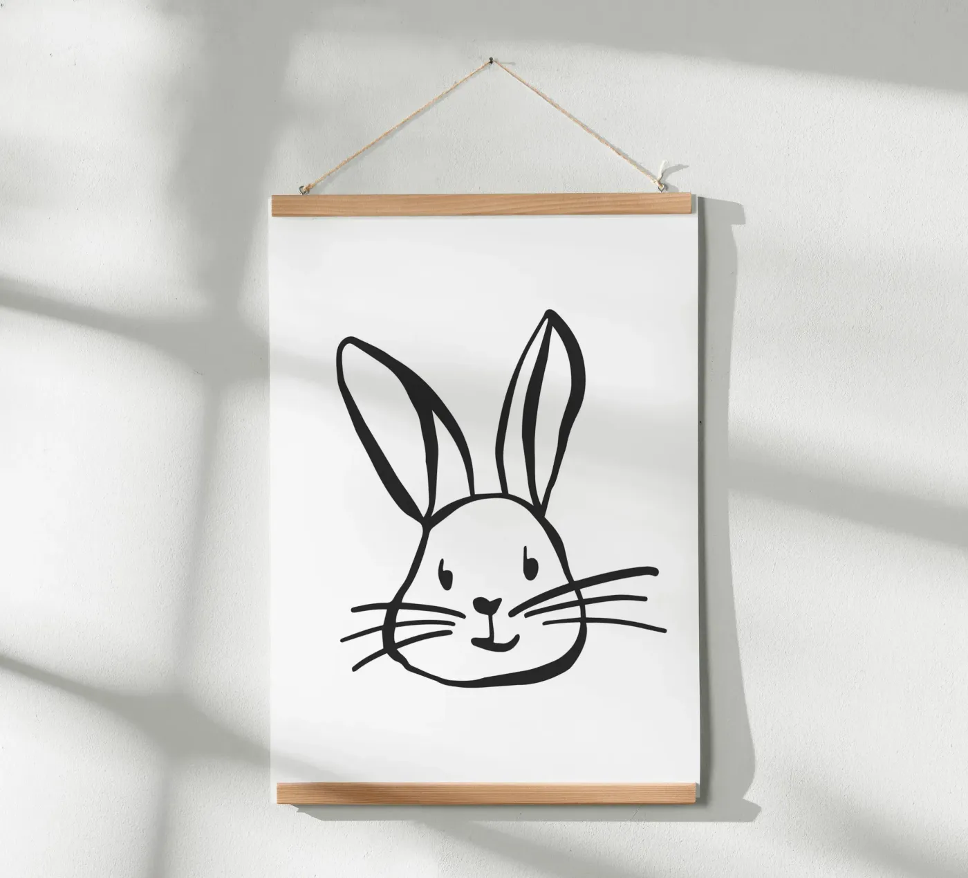 Bunny poster by KRUTH DESIGN