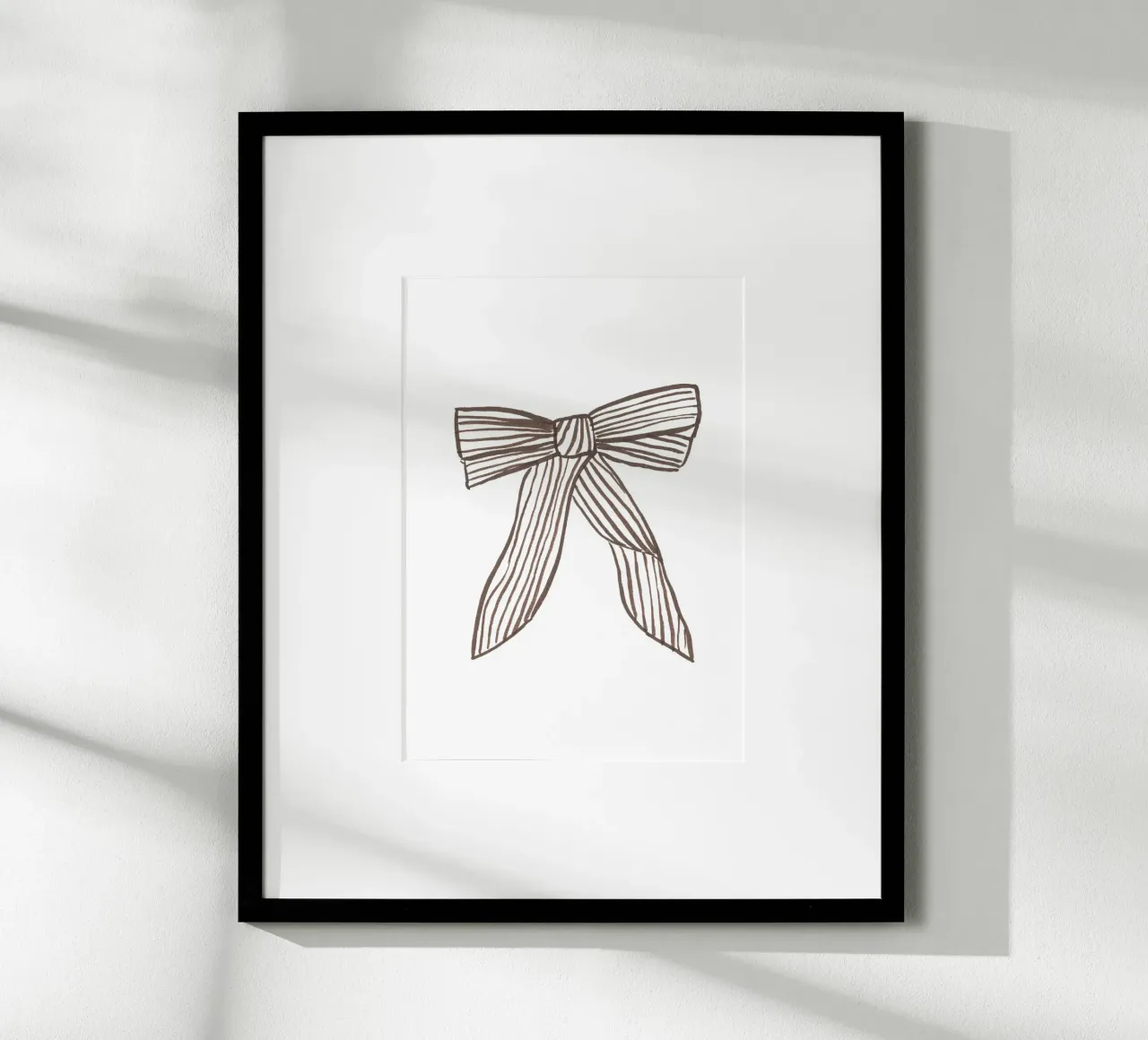 Schleife poster con telaio in alluminio da KRUTH DESIGN