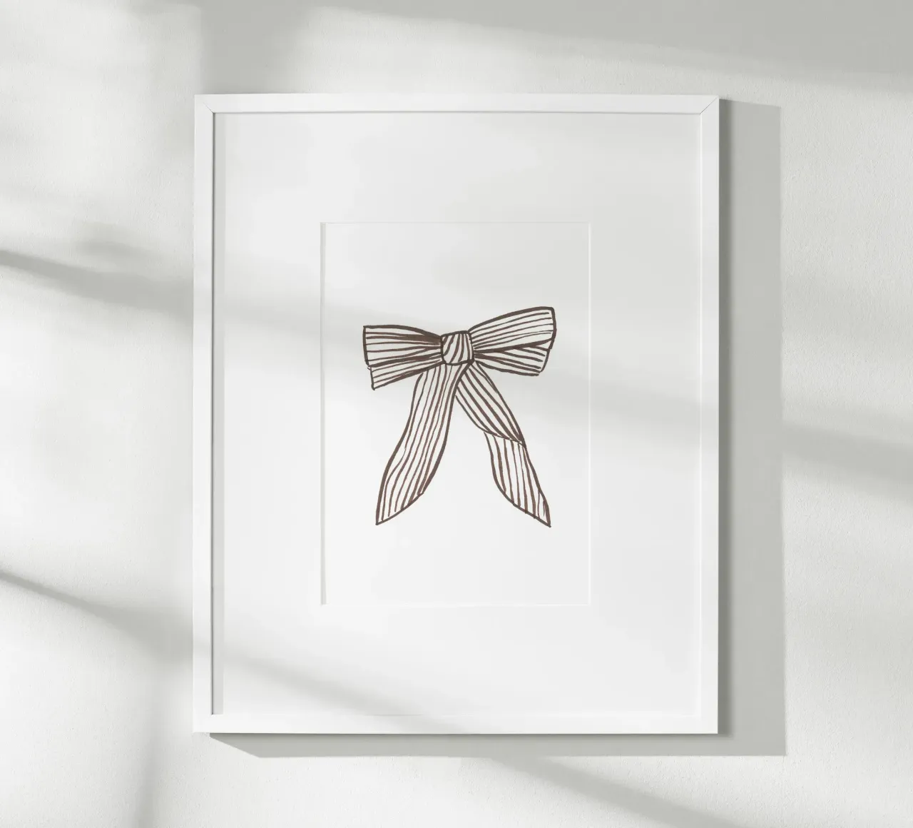 Schleife poster con telaio in alluminio da KRUTH DESIGN