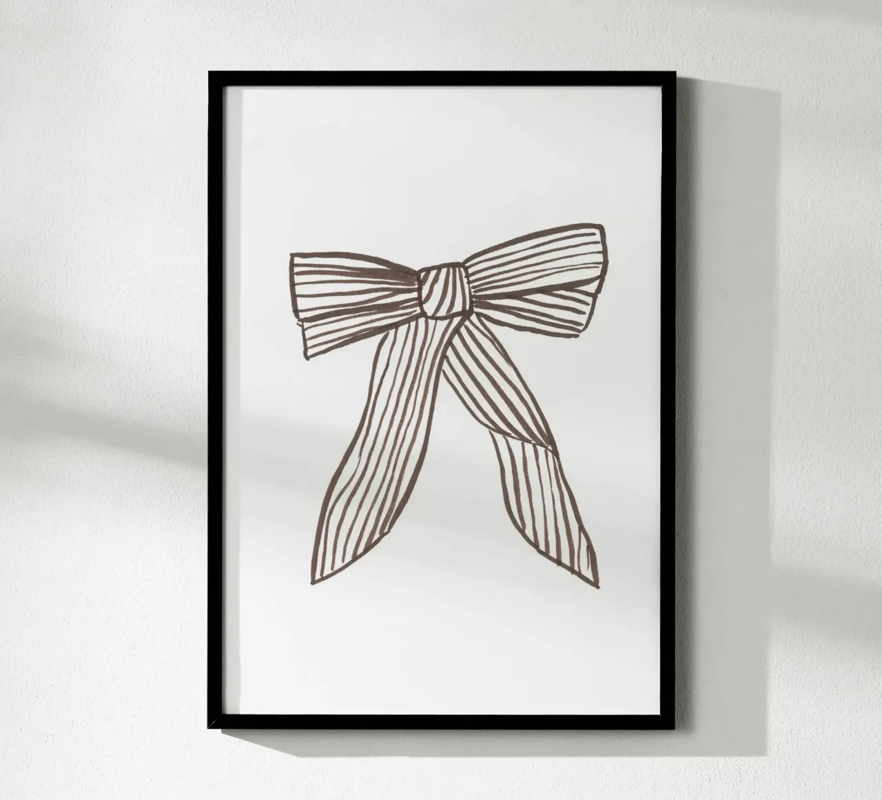 Schleife poster con telaio in alluminio da KRUTH DESIGN