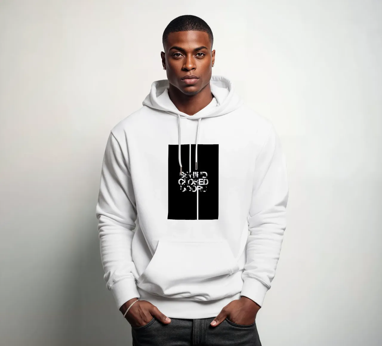 Behind Closed felpa con cappuccio da Petros Afshar