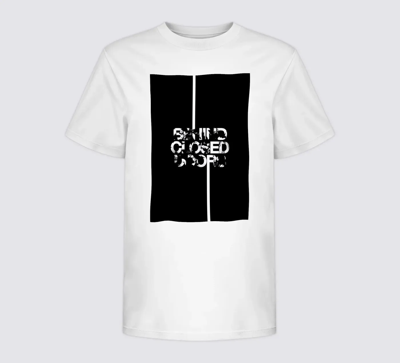 Behind Closed t-shirt bambini da Petros Afshar