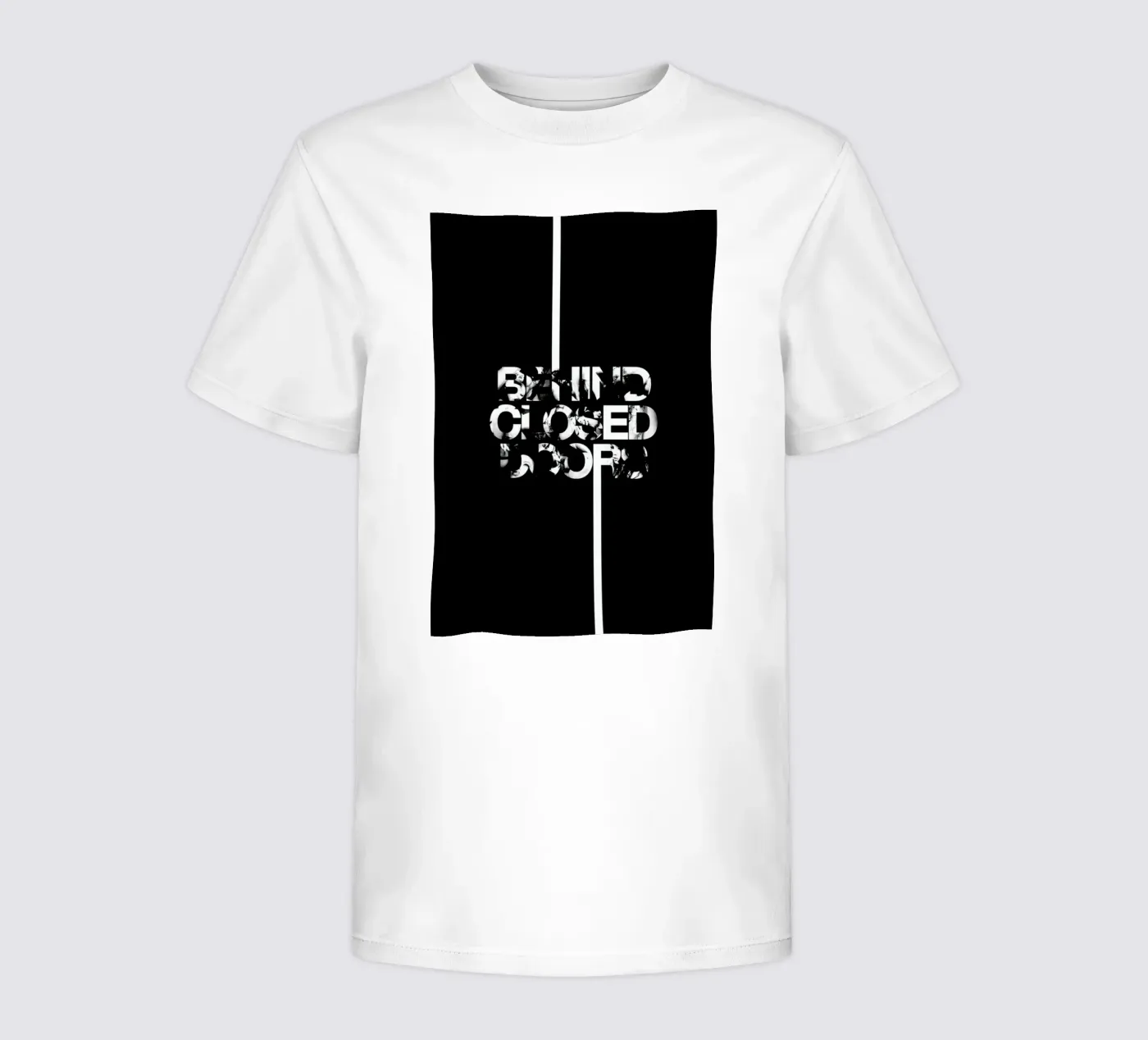 Behind Closed t-shirt bambini da Petros Afshar