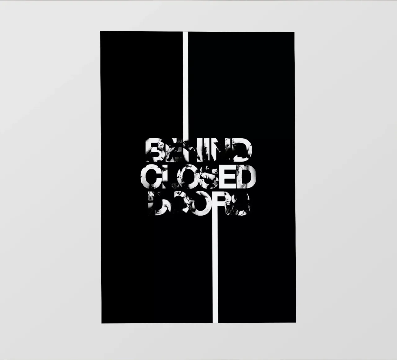 Behind Closed Backlit Folie von Petros Afshar