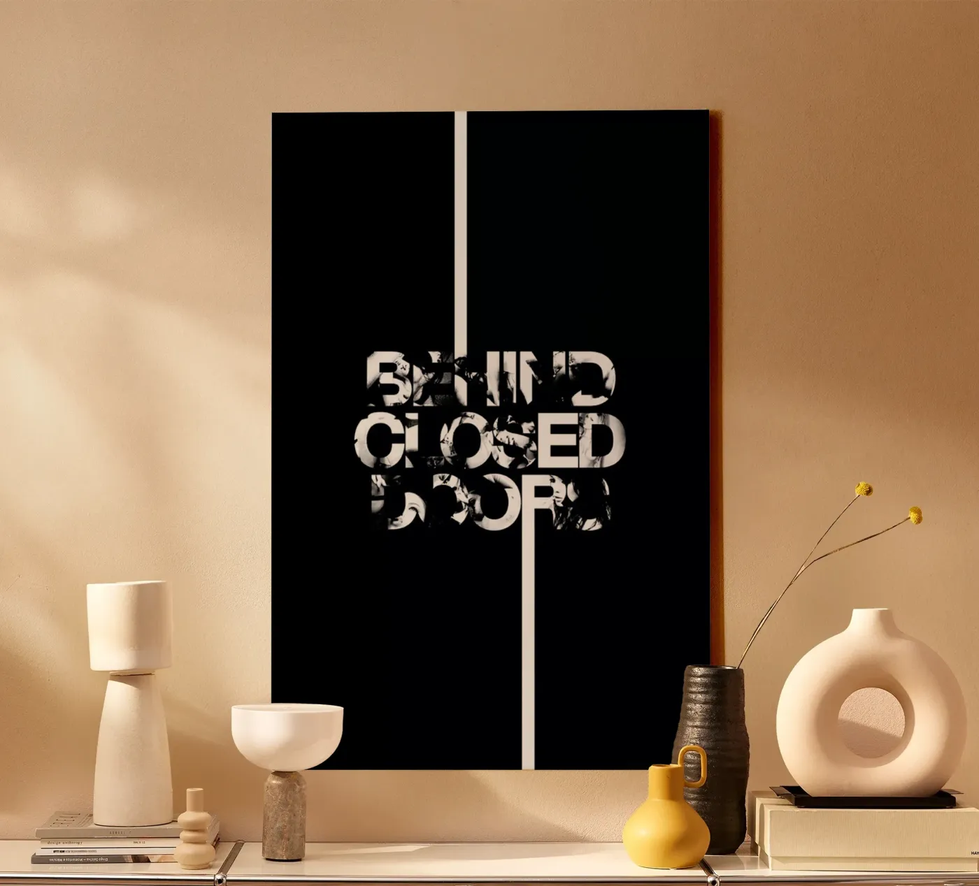 Behind Closed tela da Petros Afshar