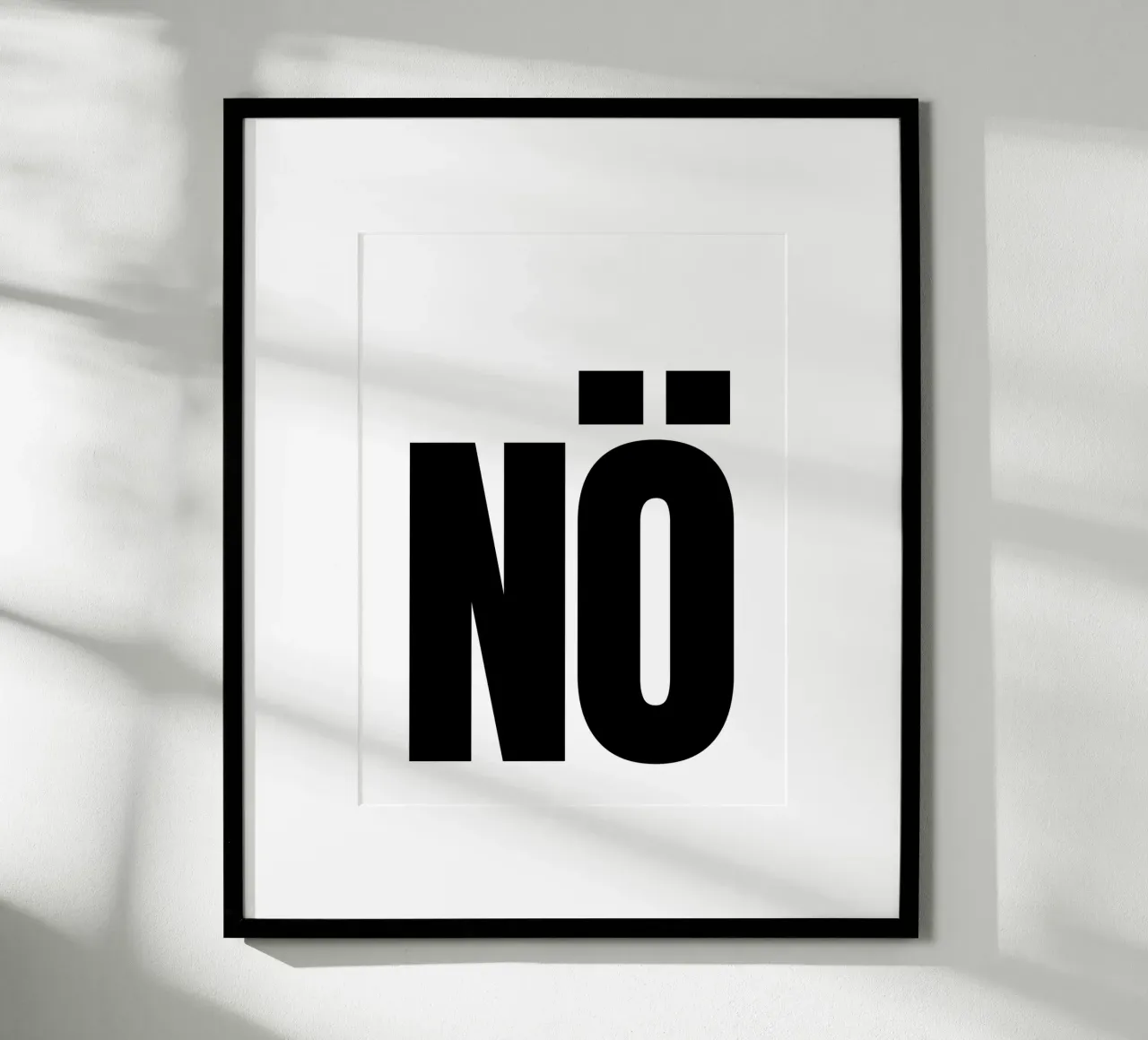 NÖ - viele Farben poster con telaio in plastica da Ohkimiko
