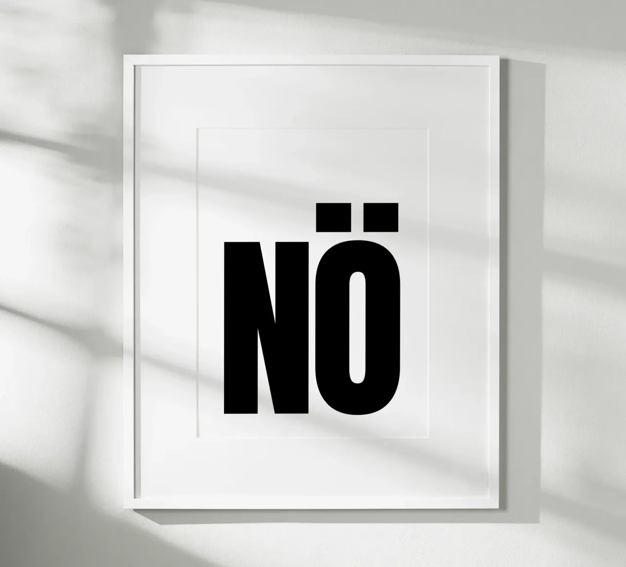 NÖ - viele Farben poster con telaio in plastica da Ohkimiko