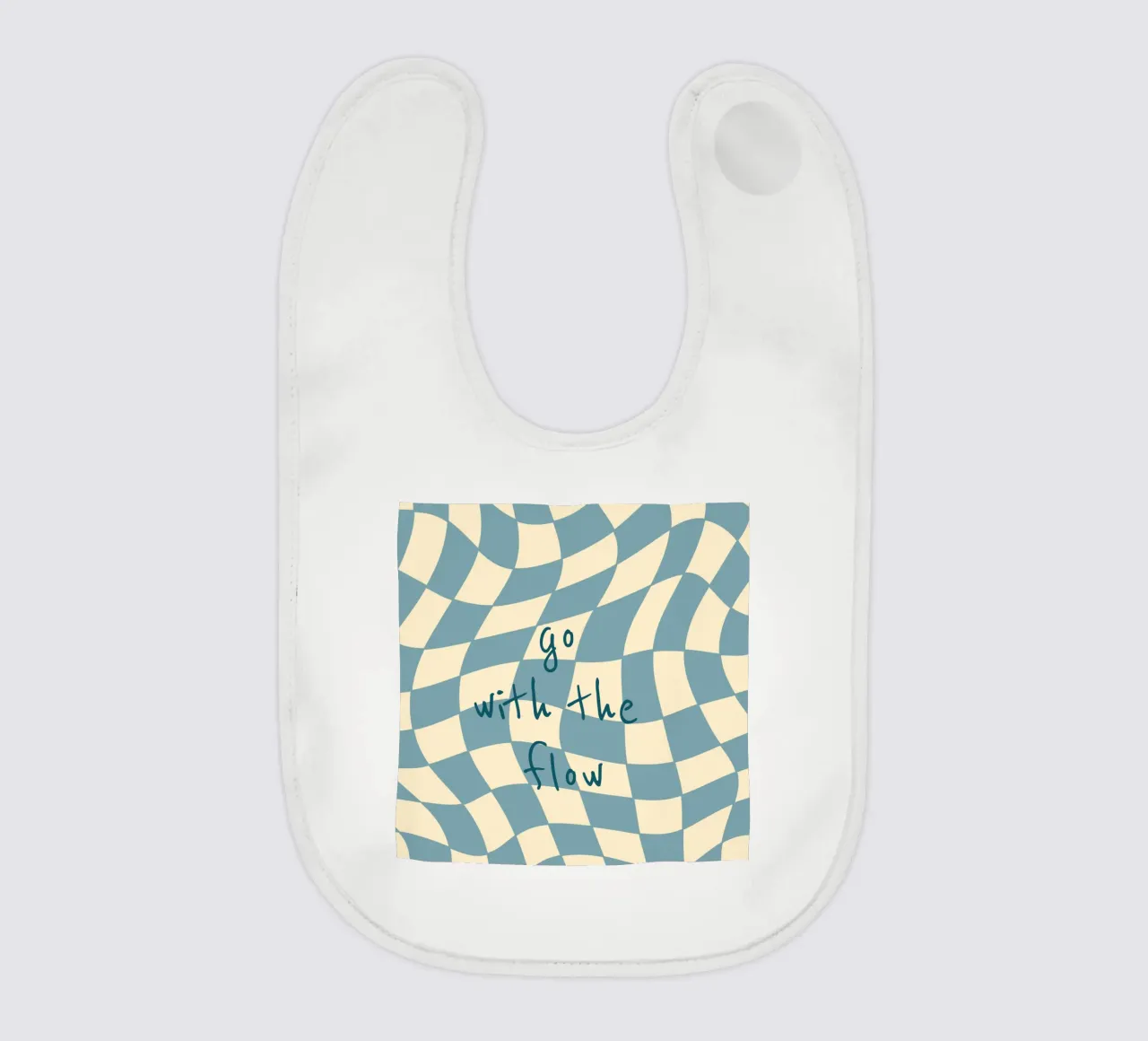 Fließendes Schachbrettmuster blau - gp with the flow bavaglino da Illustration Raissa Oltmanns