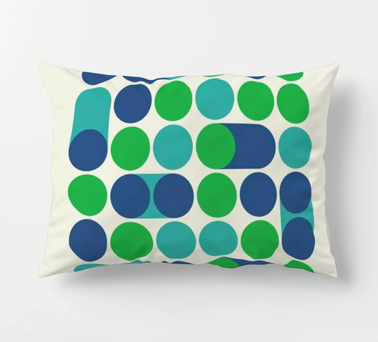 Blue Beep decorative cushion by Bo Lundberg