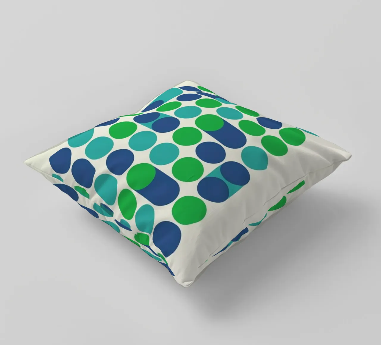 Blue Beep decorative cushion by Bo Lundberg