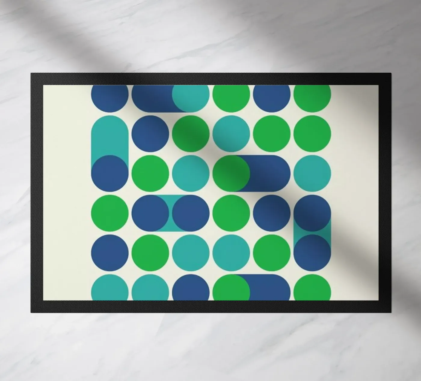 Blue Beep deurmat van Bo Lundberg