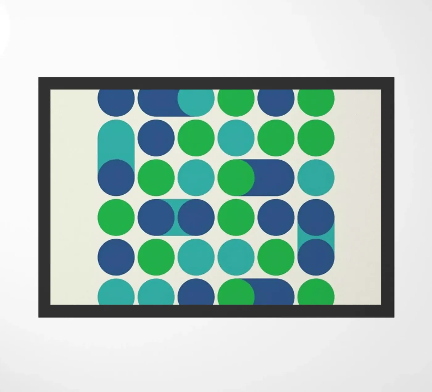 Blue Beep deurmat van Bo Lundberg