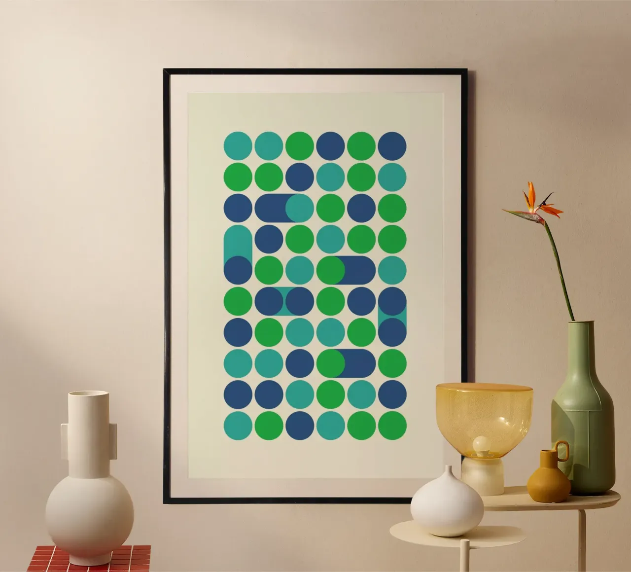 Blue Beep poster da Bo Lundberg