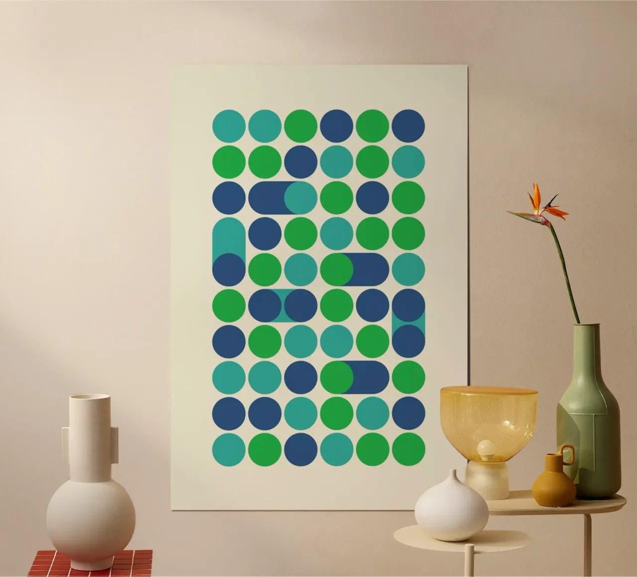 Blue Beep poster da Bo Lundberg