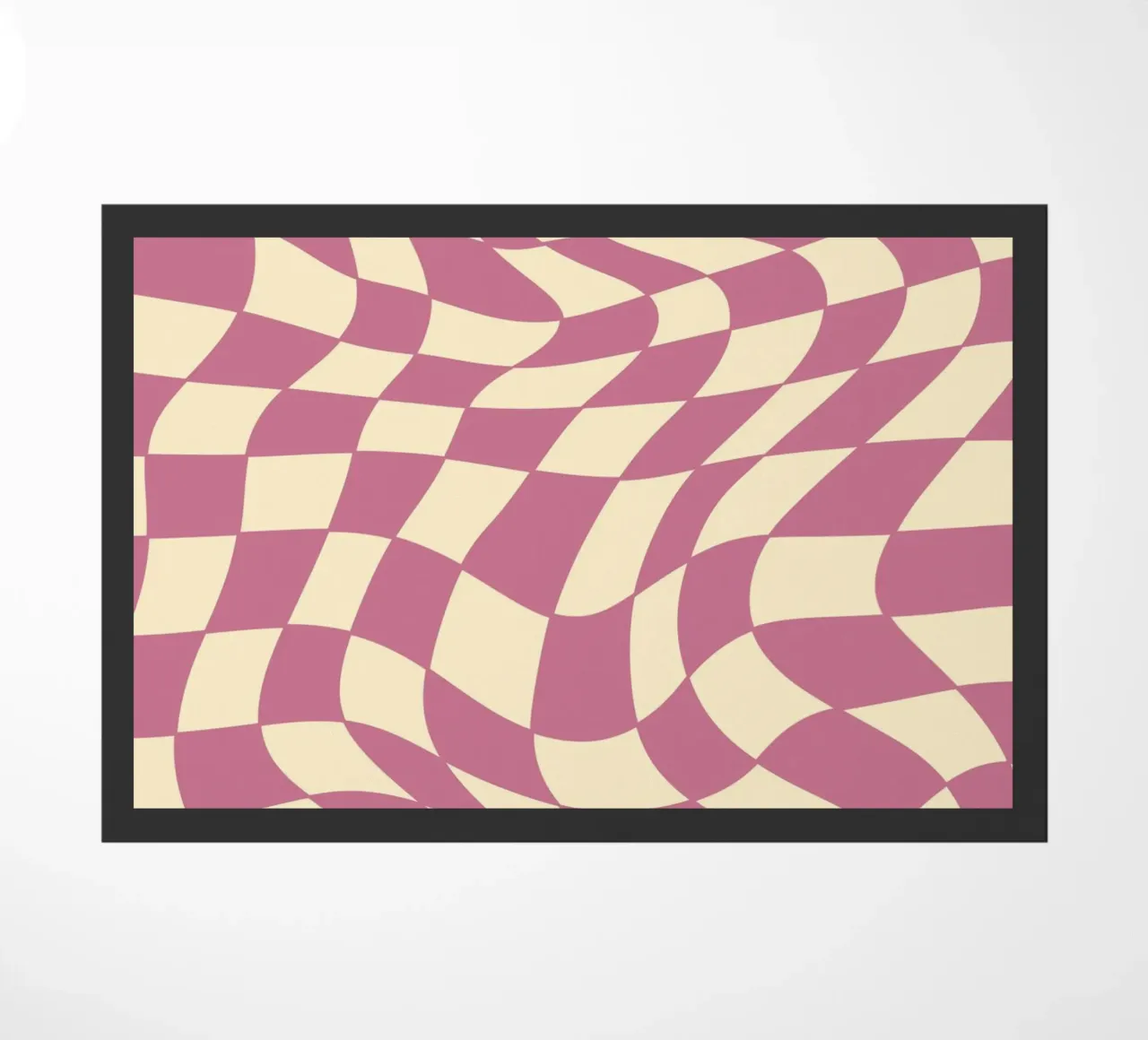 fließendes Schachbrettmuster rosa - do it for yourself zerbino da Illustration Raissa Oltmanns