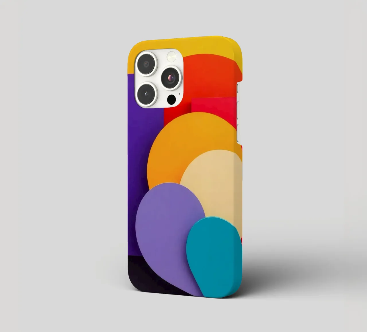 Le forme geometriche colorate creano un design astratto cover iphone da DesignDoodle